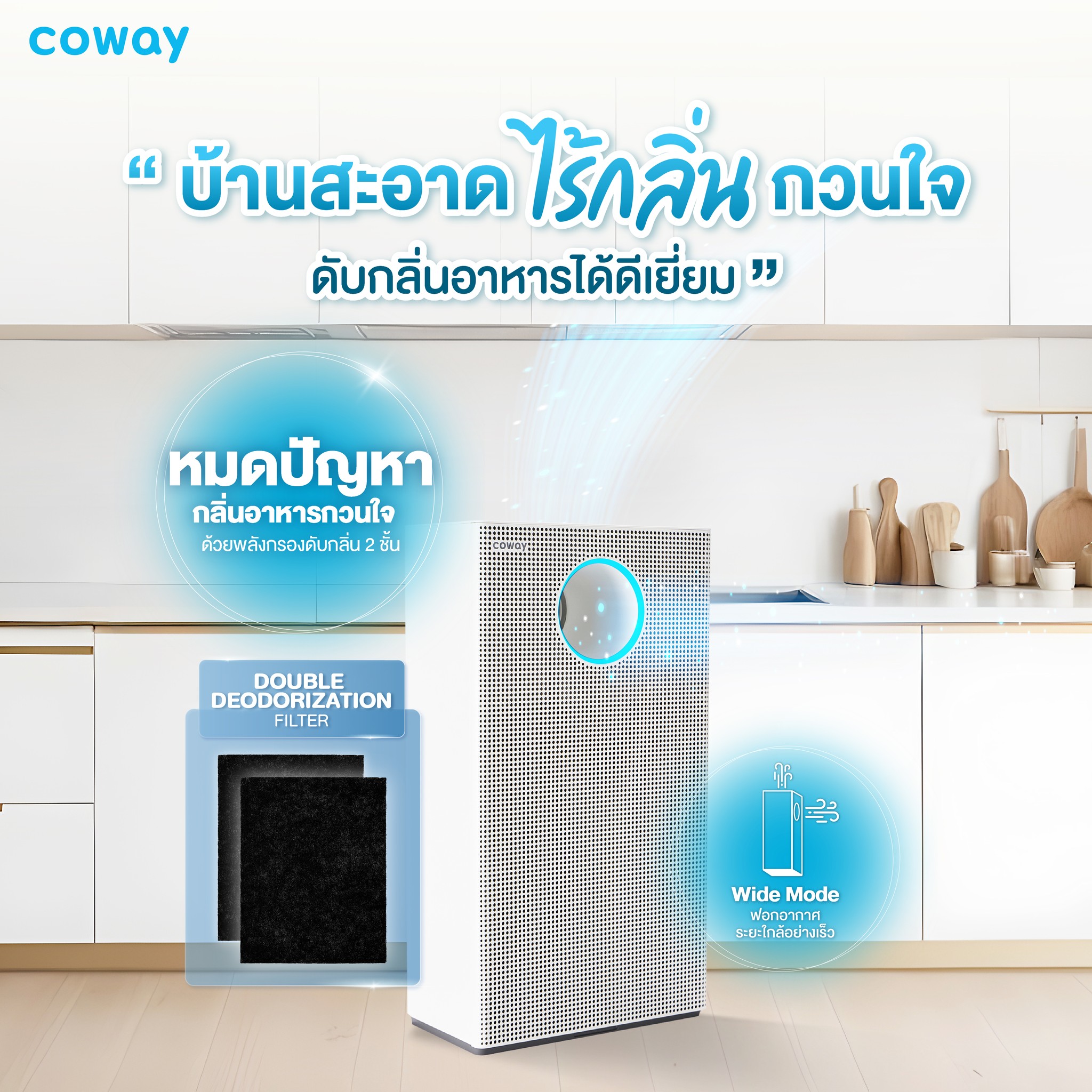 เครื่องฟอกอากาศ Coway รุ่น สตรอม ll (Storm ll)